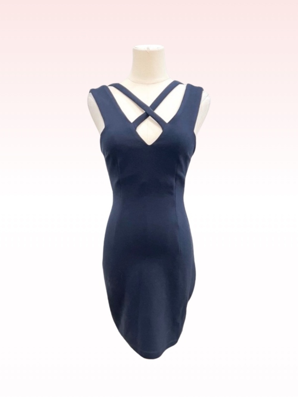 KEEPSAKE THE LABEL Navy blue Natasha Dress (Sz S)